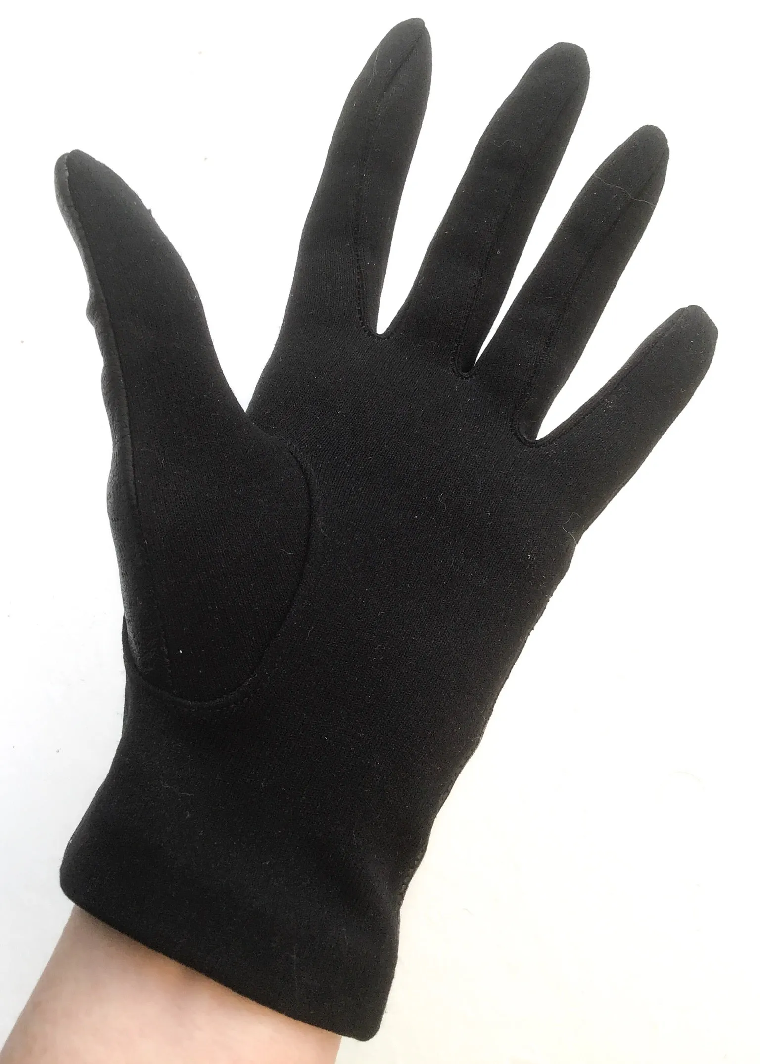 1970s Vintage Black Leather Driving Gloves • St Michael • Size 7