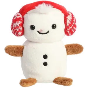 Aurora Lil' Frost Marshmallow Snowman - Holiday Plush for All Ages