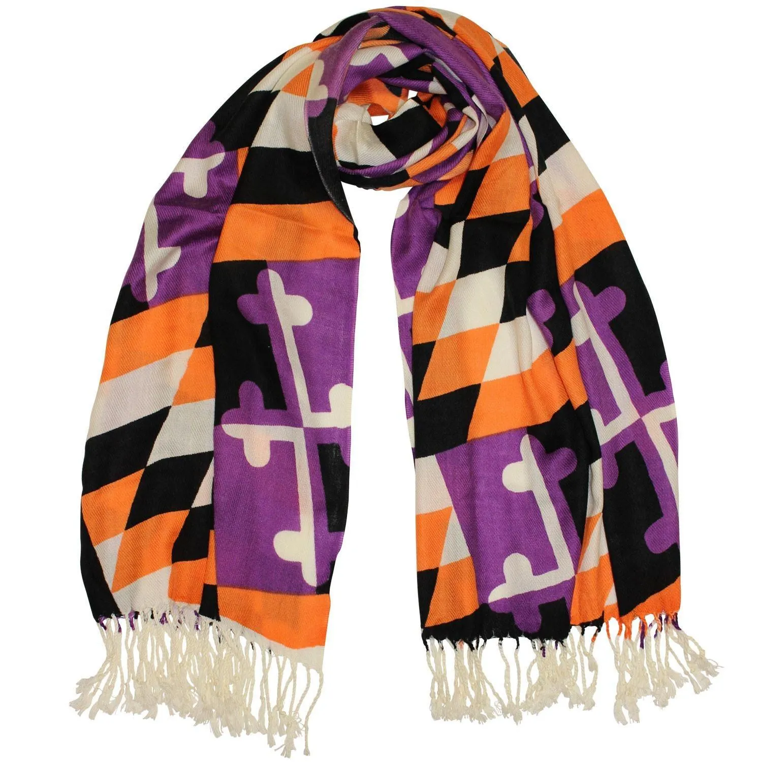 Baltimore Purple & Orange Maryland Flag / Scarf