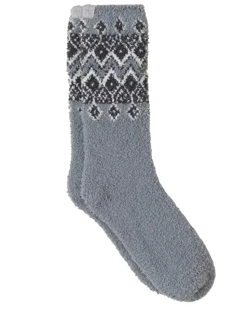 {Barefoot Dreams} CozyChic Fair Isle Socks