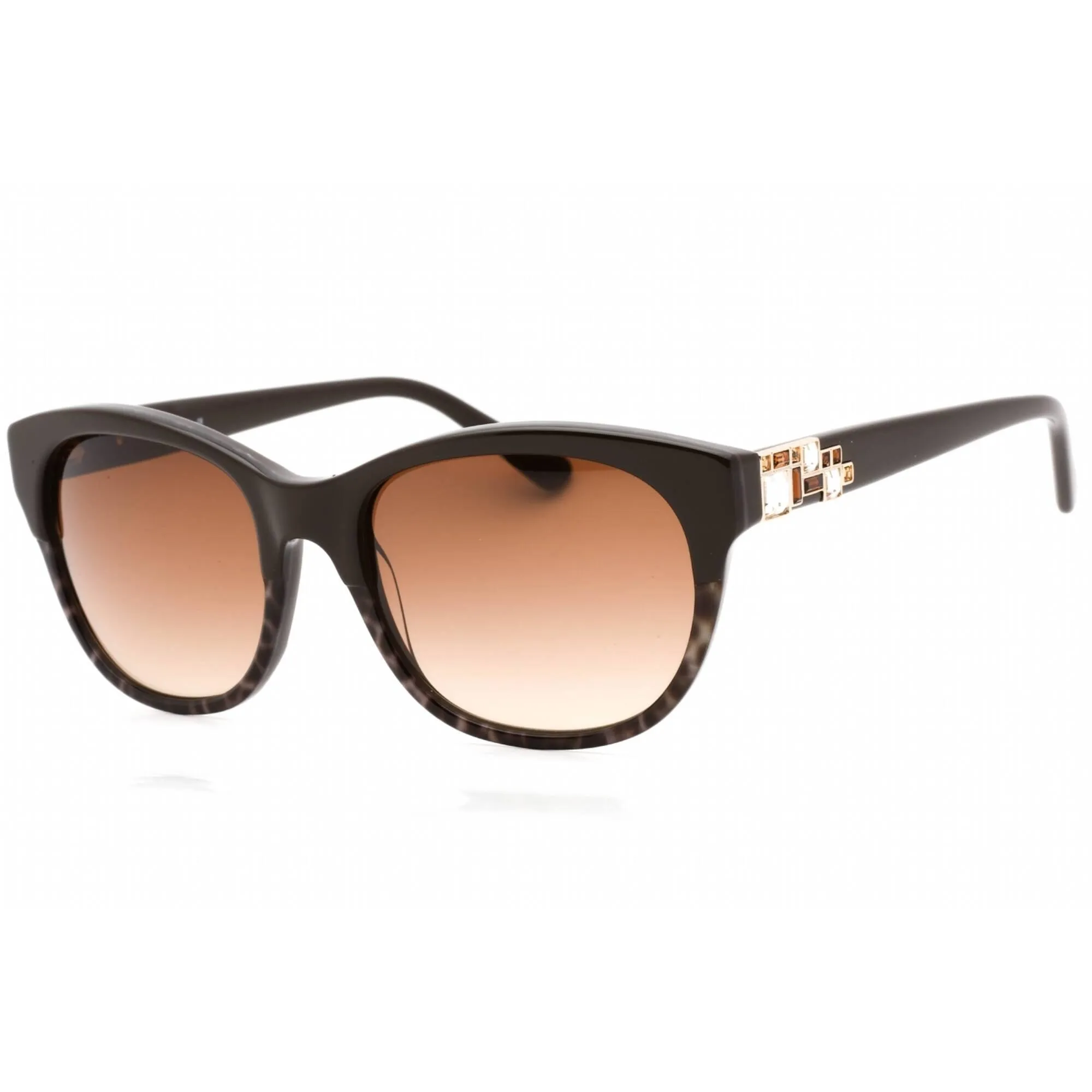 Bebe Women's Sunglasses - Topaz Animal Zylonite Full Rim Rectangular | BB7198 200