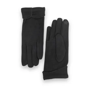 Black Scalloped Cuff Gloves