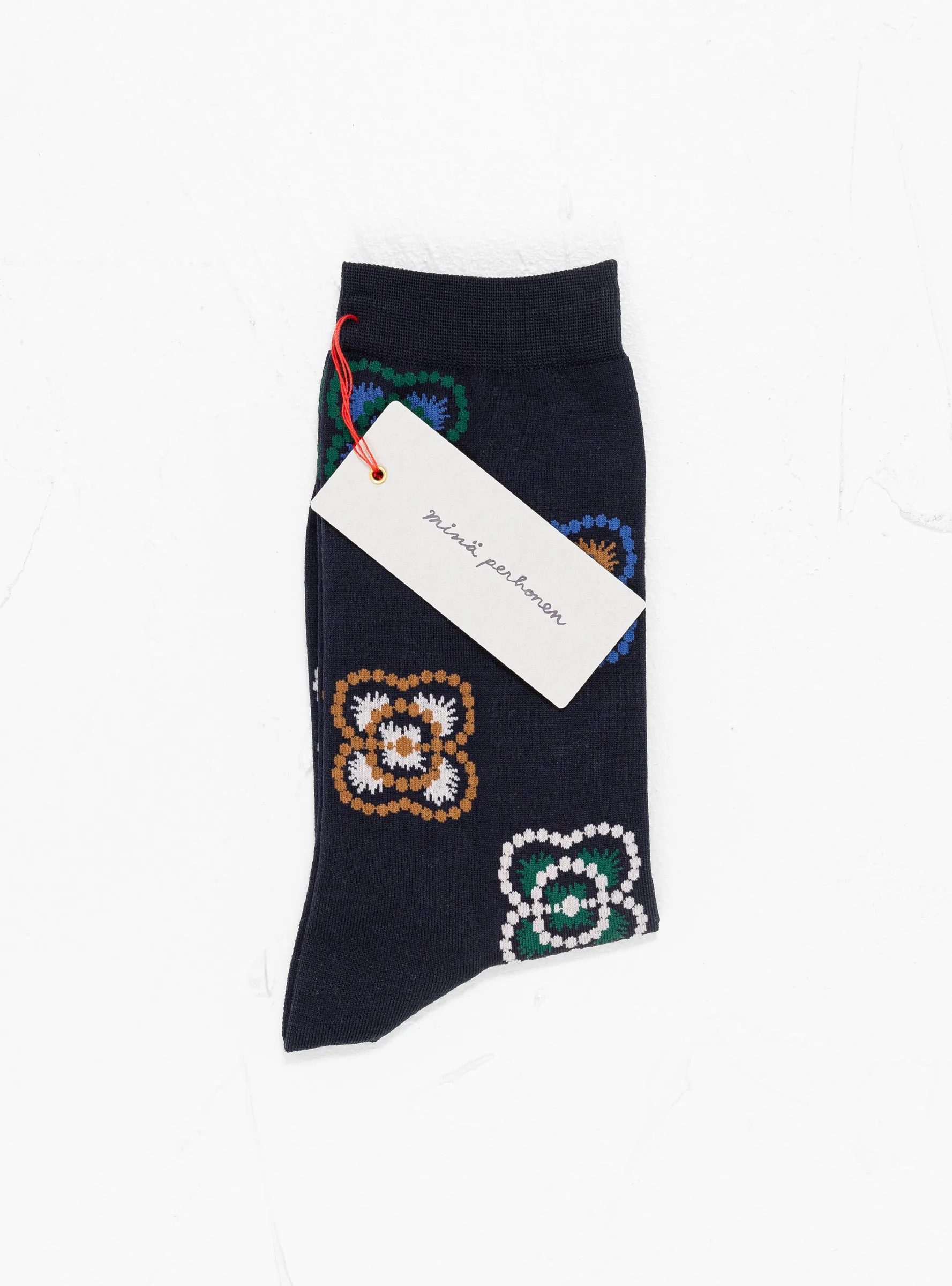 Blumen Socks Navy