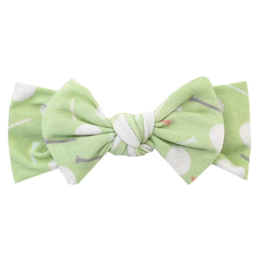 Bogey Knit Headband Bow