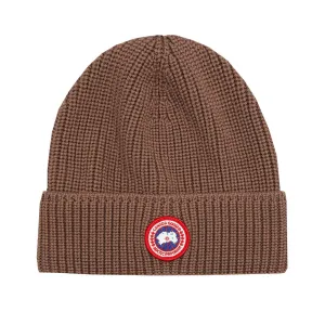 Canada Goose Artic Disc Logo Beanie Sephia