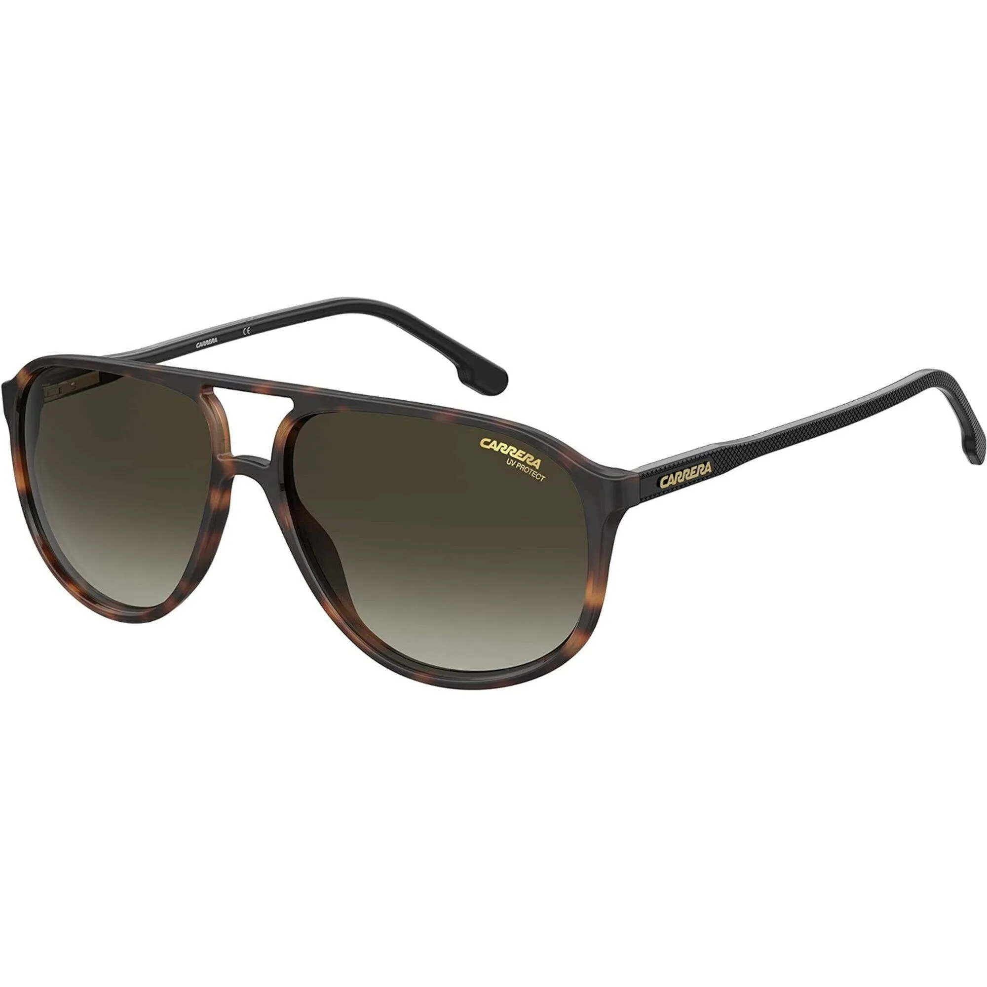 Carrera Men's Sunglasses - Havana Polyamide Pilot Frame Brown Gradient Lens | 257/S 86