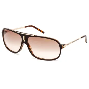 Carrera Unisex Sunglasses - Brown Havana/Gold Navigator Full-Rim Frame | Cool 0CSV 00