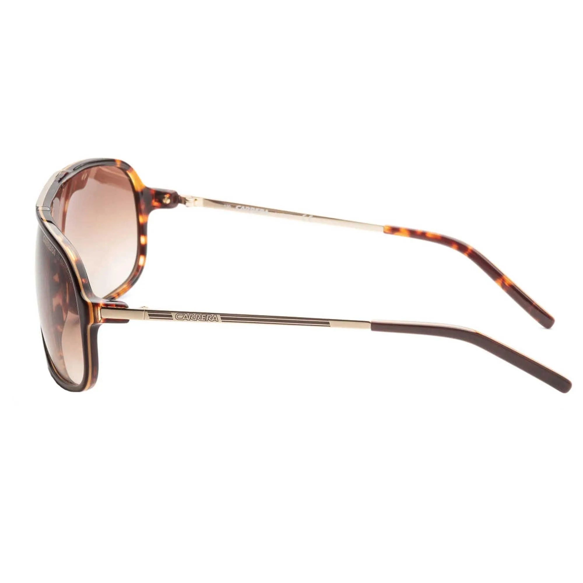 Carrera Unisex Sunglasses - Brown Havana/Gold Navigator Full-Rim Frame | Cool 0CSV 00