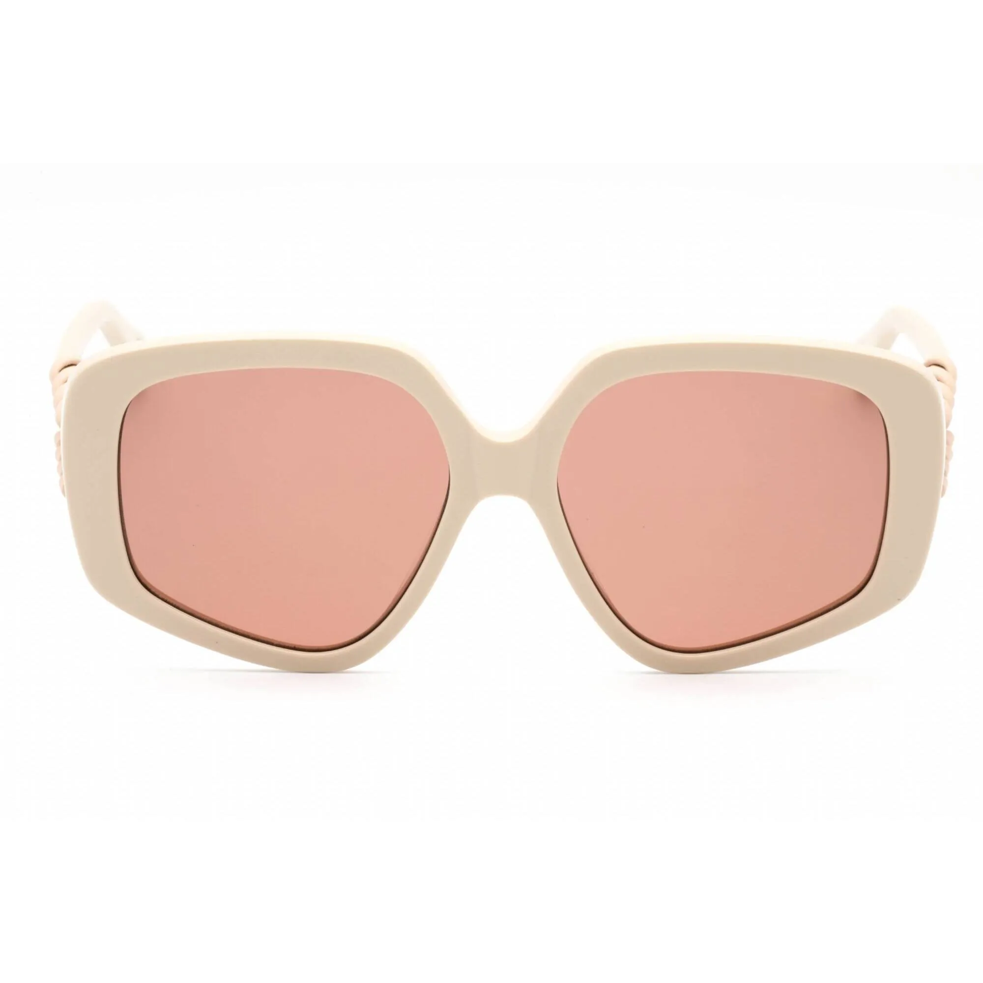 Chloe Women's Sunglasses - Ivory Geometric Full Rim Plastic Frame | CH0210S 003