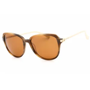 Cole Haan Women's Sunglasses - Brown Horn Full Rim Butterfly Frame | CH7070 205