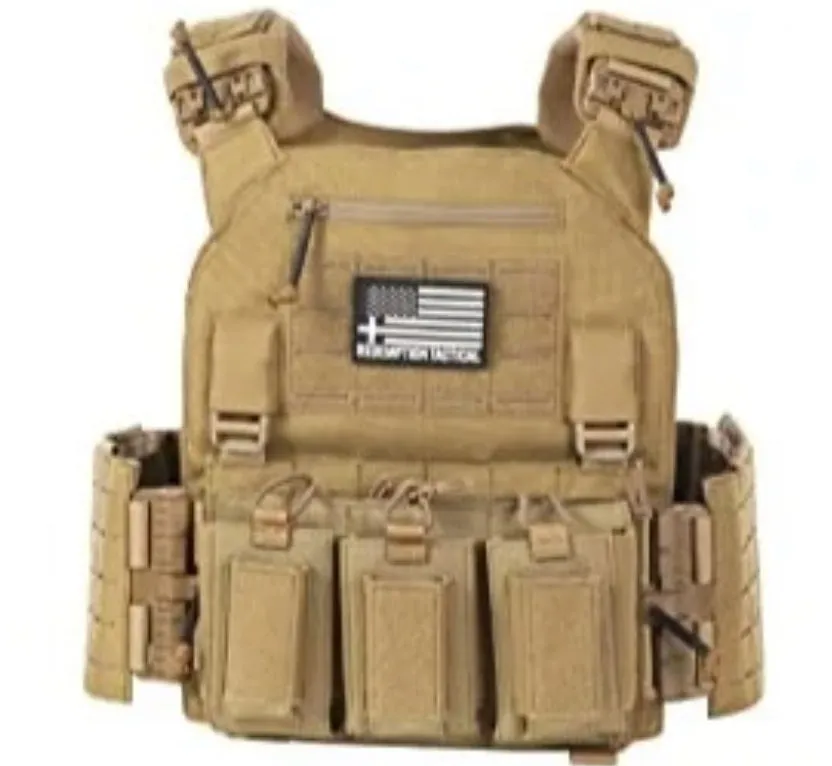 Crusader 2.0 l St. Michael FULL ARMOR KIT COMBO PACKAGE with Crusader 2.0  Medical Kit   LEVEL IV  (2) 10x12 Front/Back Plates (2) 6x8 Side Plates (Level III)