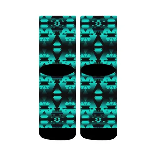 Dark-Deep Lake-Winter-Camp Crew Socks