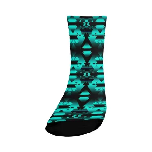 Dark-Deep Lake-Winter-Camp Crew Socks