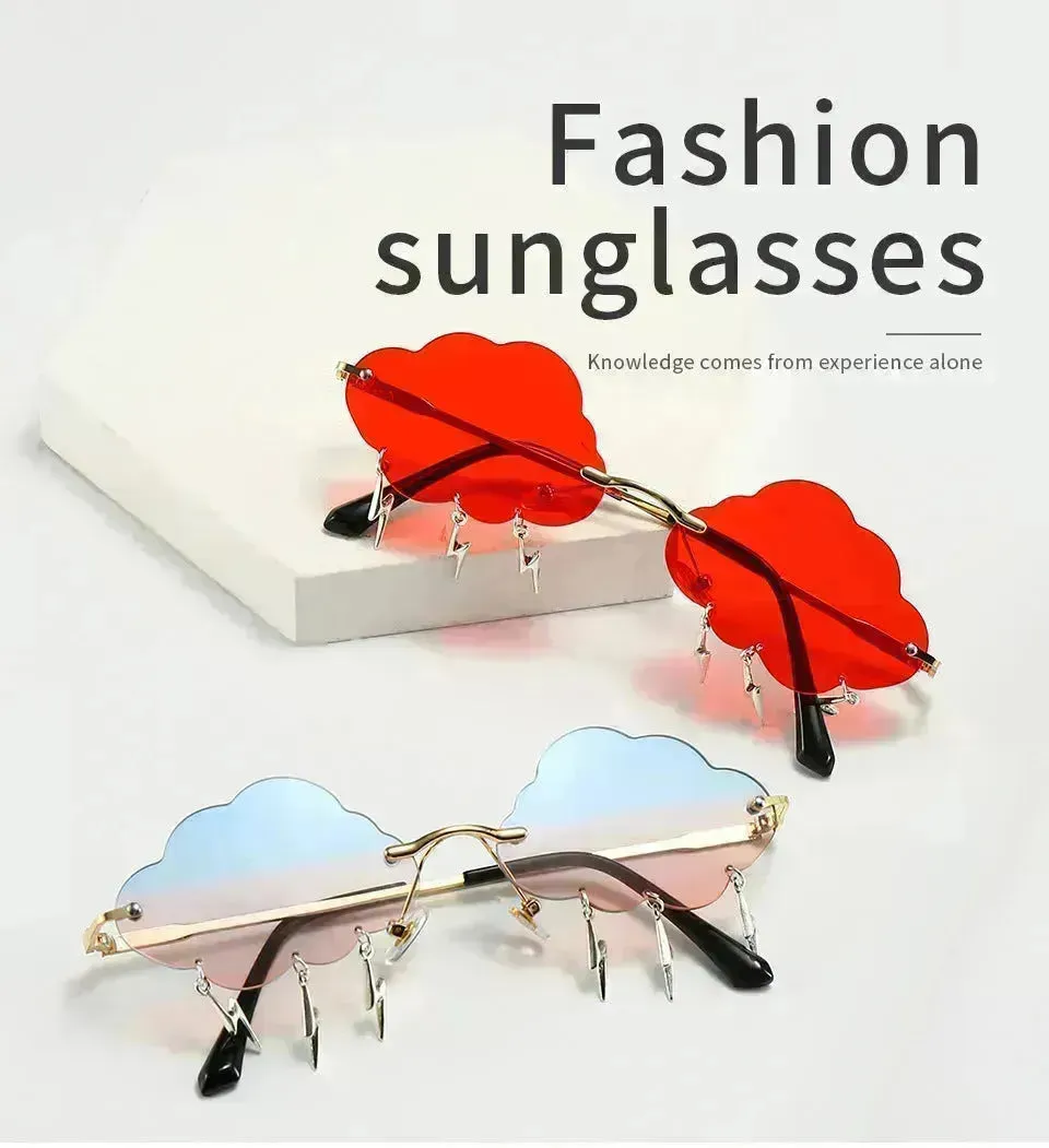 Fashion Trend Cloud Chain Polarized Sunglasses for Women