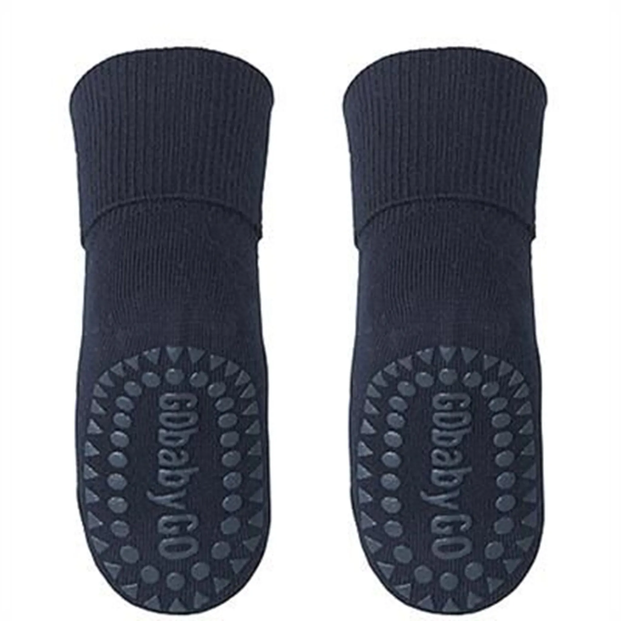 GObabyGO Bamboo Socks Antislip Dark Blue