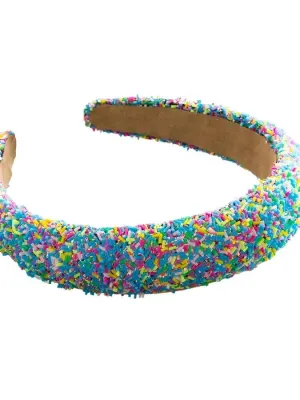 Headbands | Sprinkles- Blue | Little Trendy