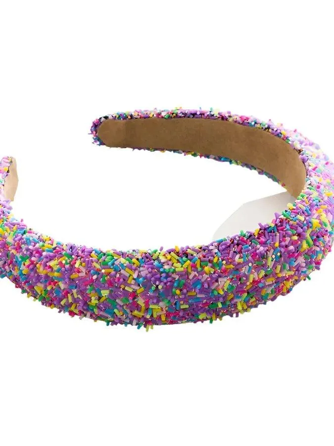 Headbands | Sprinkles - Purple | Little Trendy