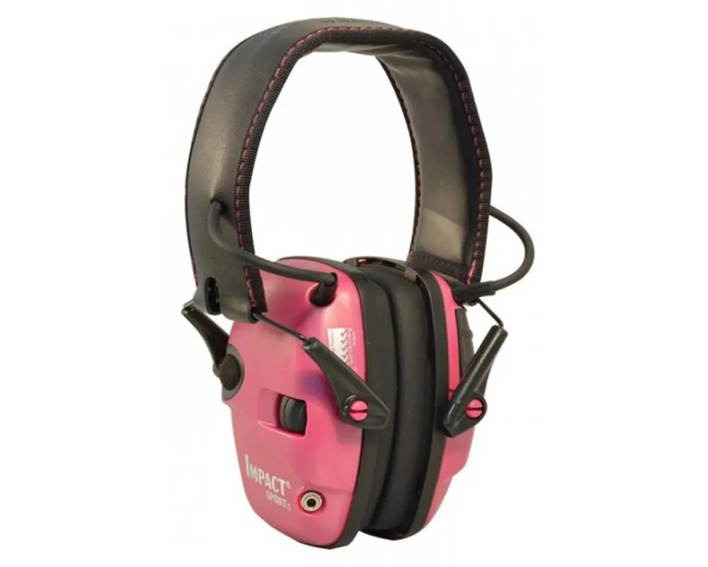 Howard Leight Impact Sport Earmuffs: Pink