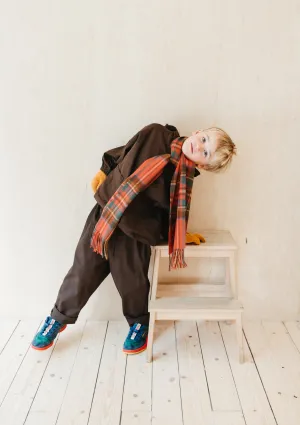 Lambswool Kids Scarf in Stewart Royal Antique Tartan