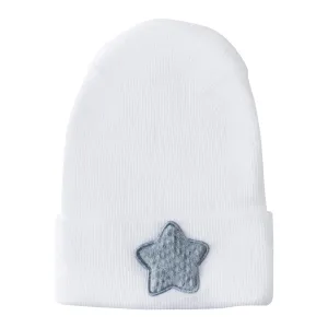 Linen Powder Blue Star Hospital Hat