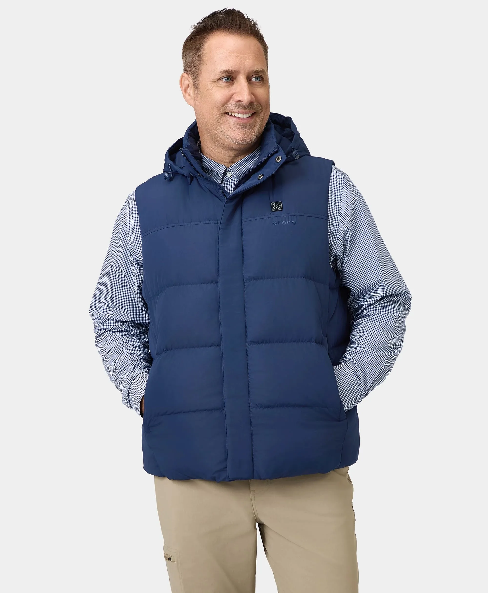 Men's Heated Down Vest (Apparel Only)