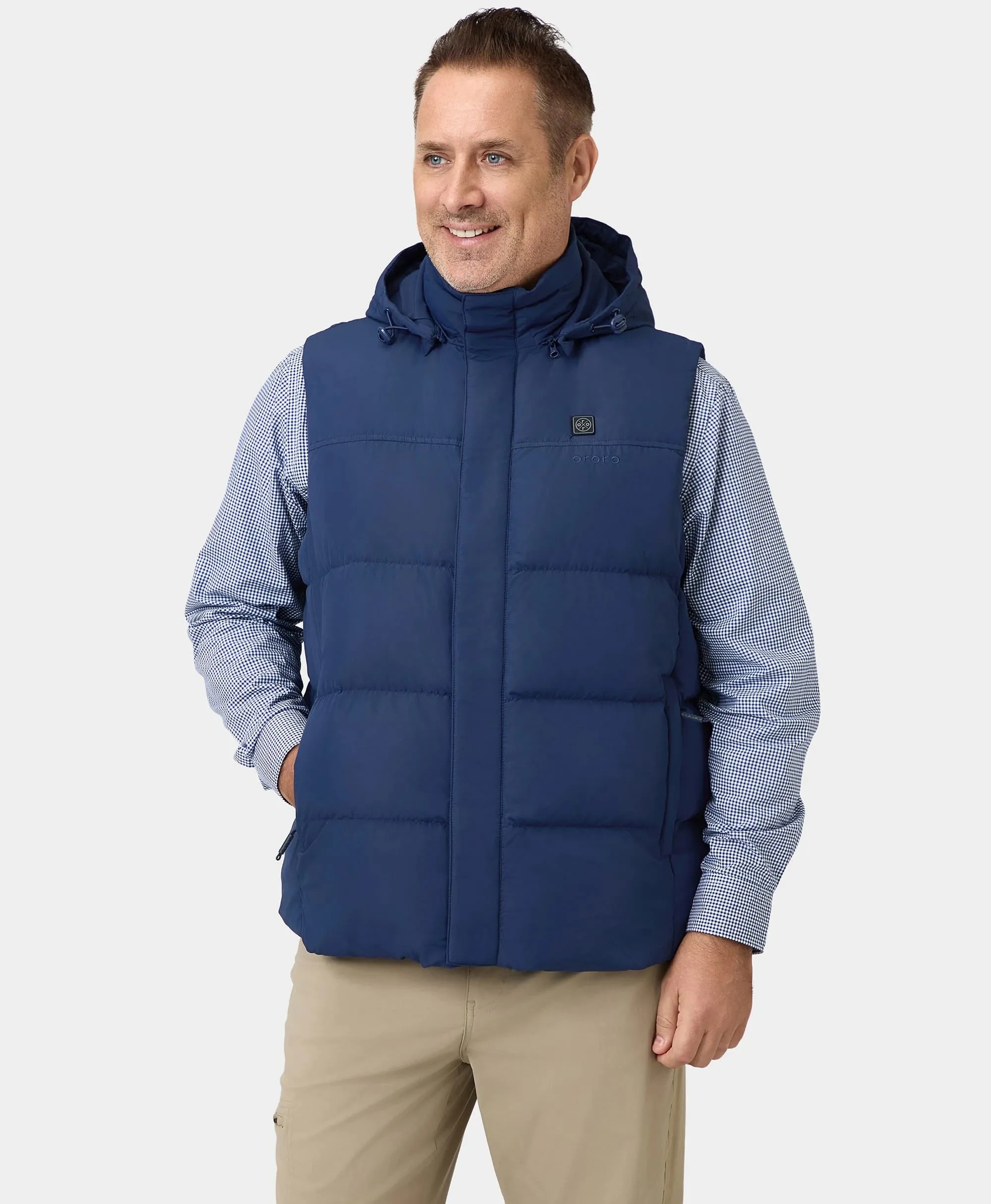 Men's Heated Down Vest (Apparel Only)