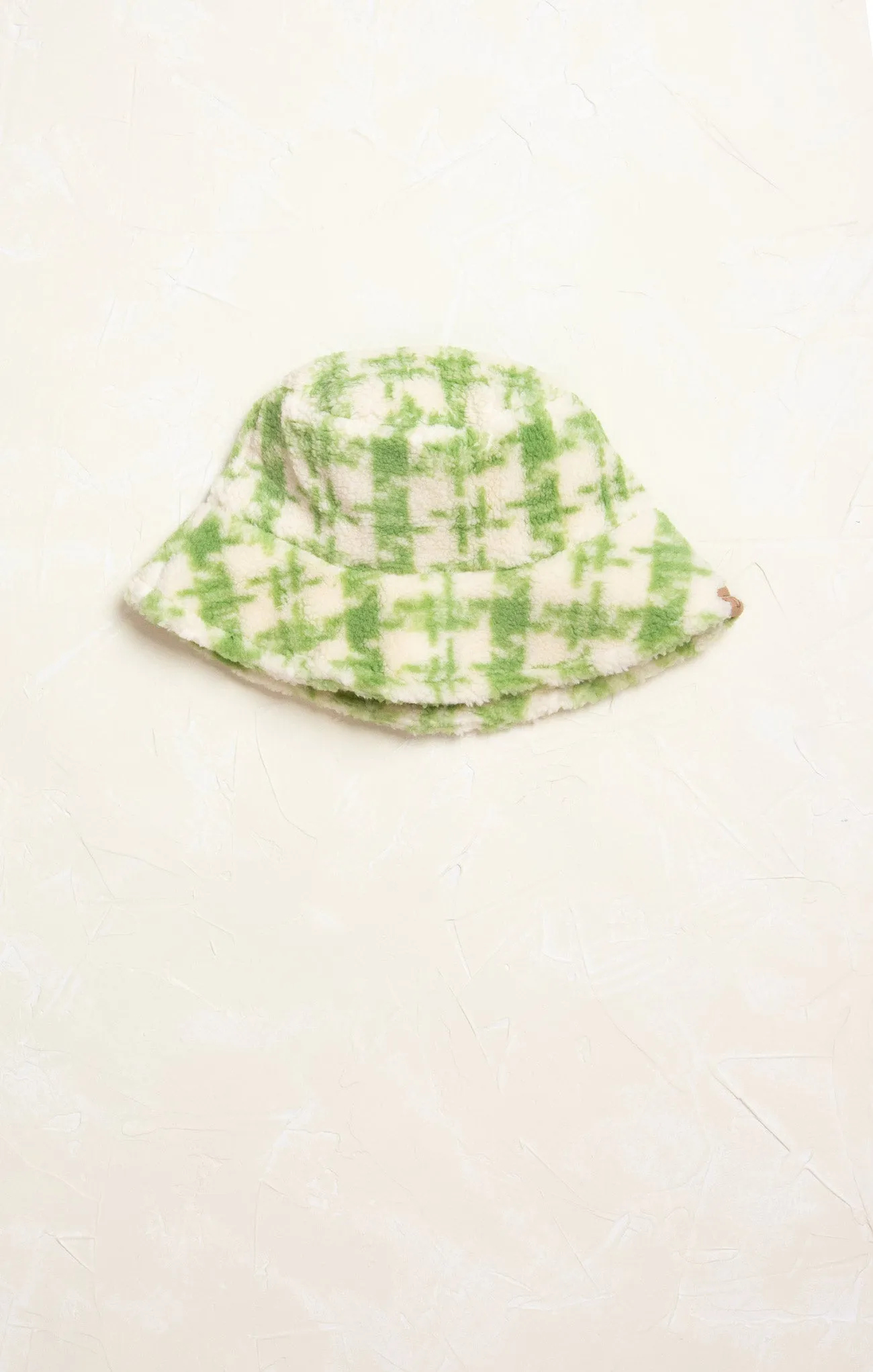 Plaid Sherpa Bucket Hat