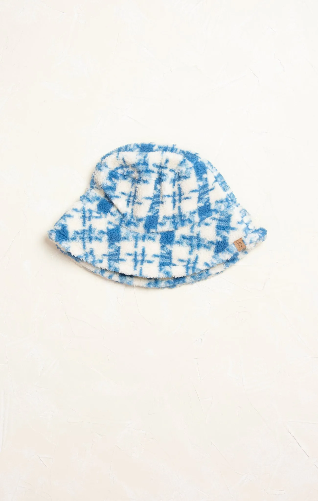 Plaid Sherpa Bucket Hat