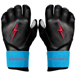 PREMIUM PRO Creator Series Long Cuff Batting Gloves | MIAMI BLACK