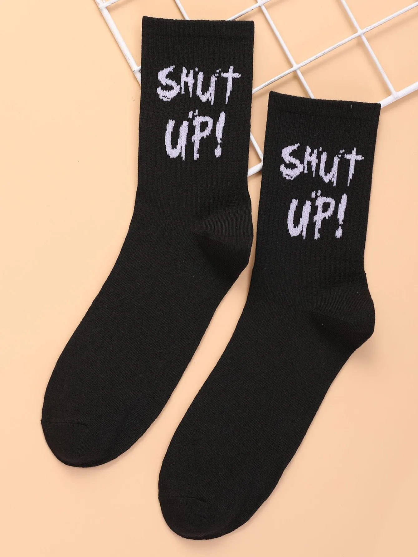 Shut Up Crew Socks Funny Socks for Men Novelty Socks Funky Socks Gift for Him