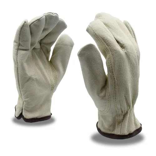 Single Pair - Premium Fleece Lined Pigskin Grain Driver Gloves