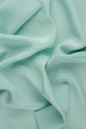 Soothing Sea Silk Crepe de Chine Fabric