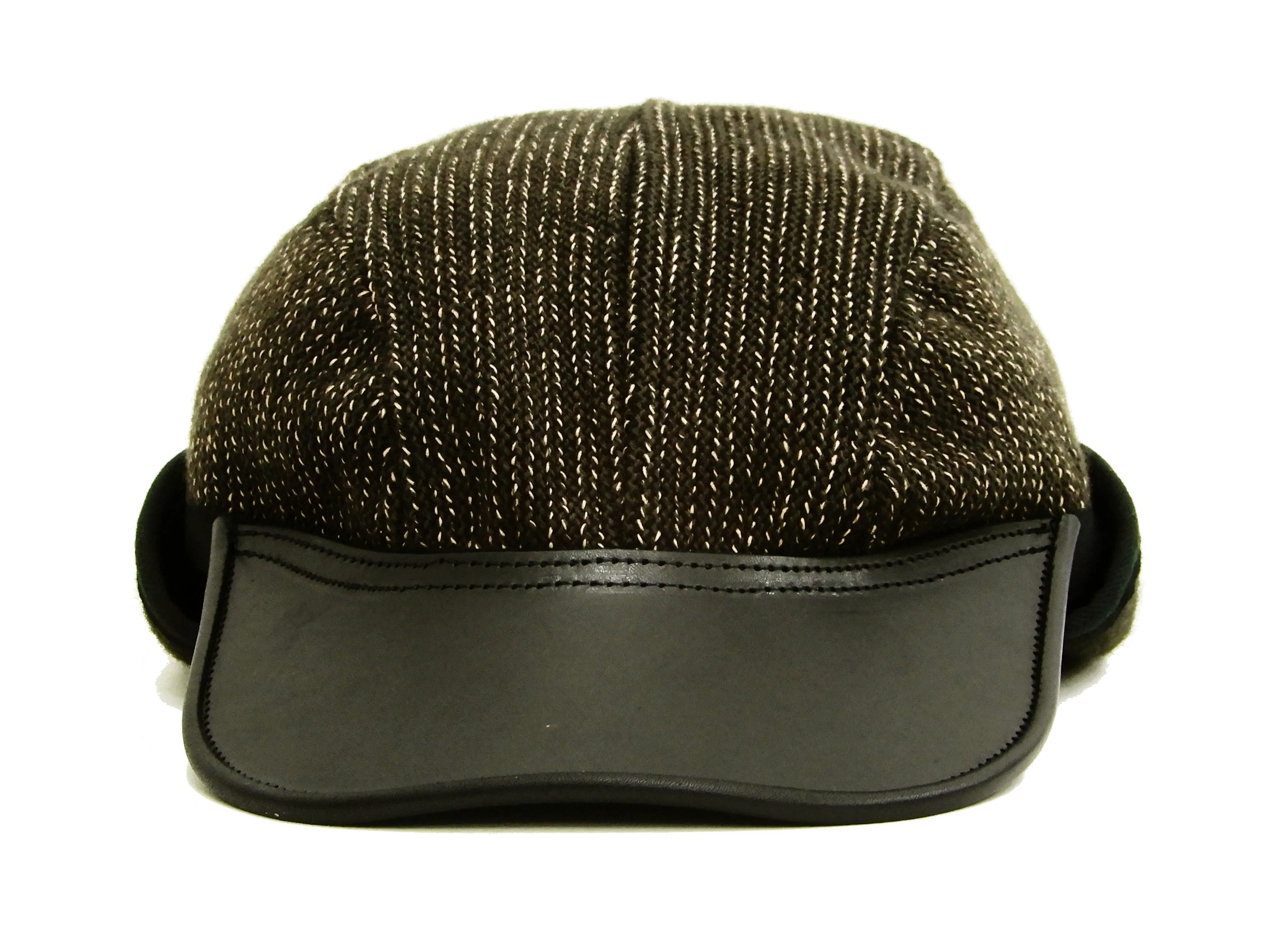 Sugar Cane Men's Brown's Beach Cloth Work Cap with Ear Flaps Winter Hat SC02568