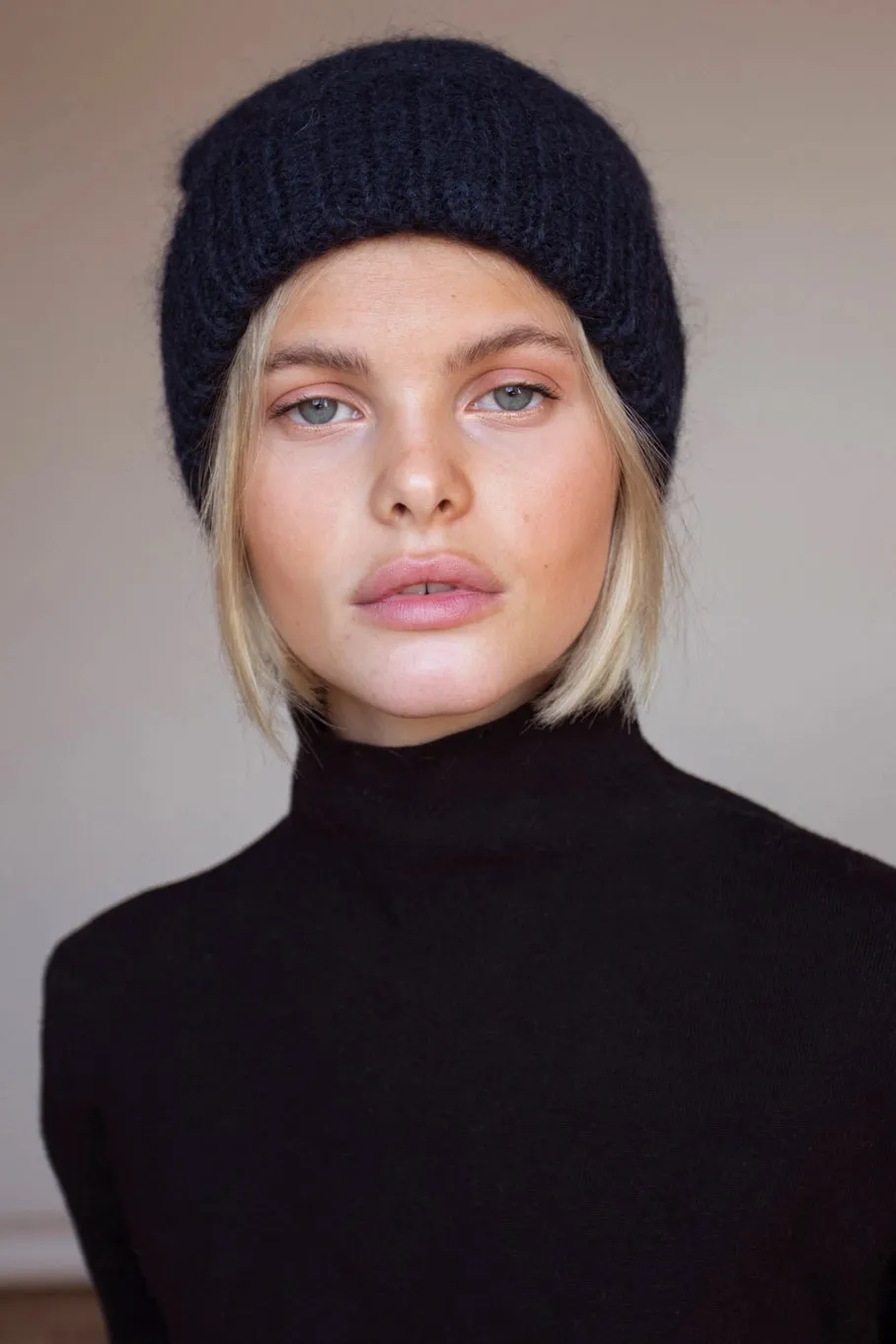 The Mohair Beanie Navy by Arctic Fox