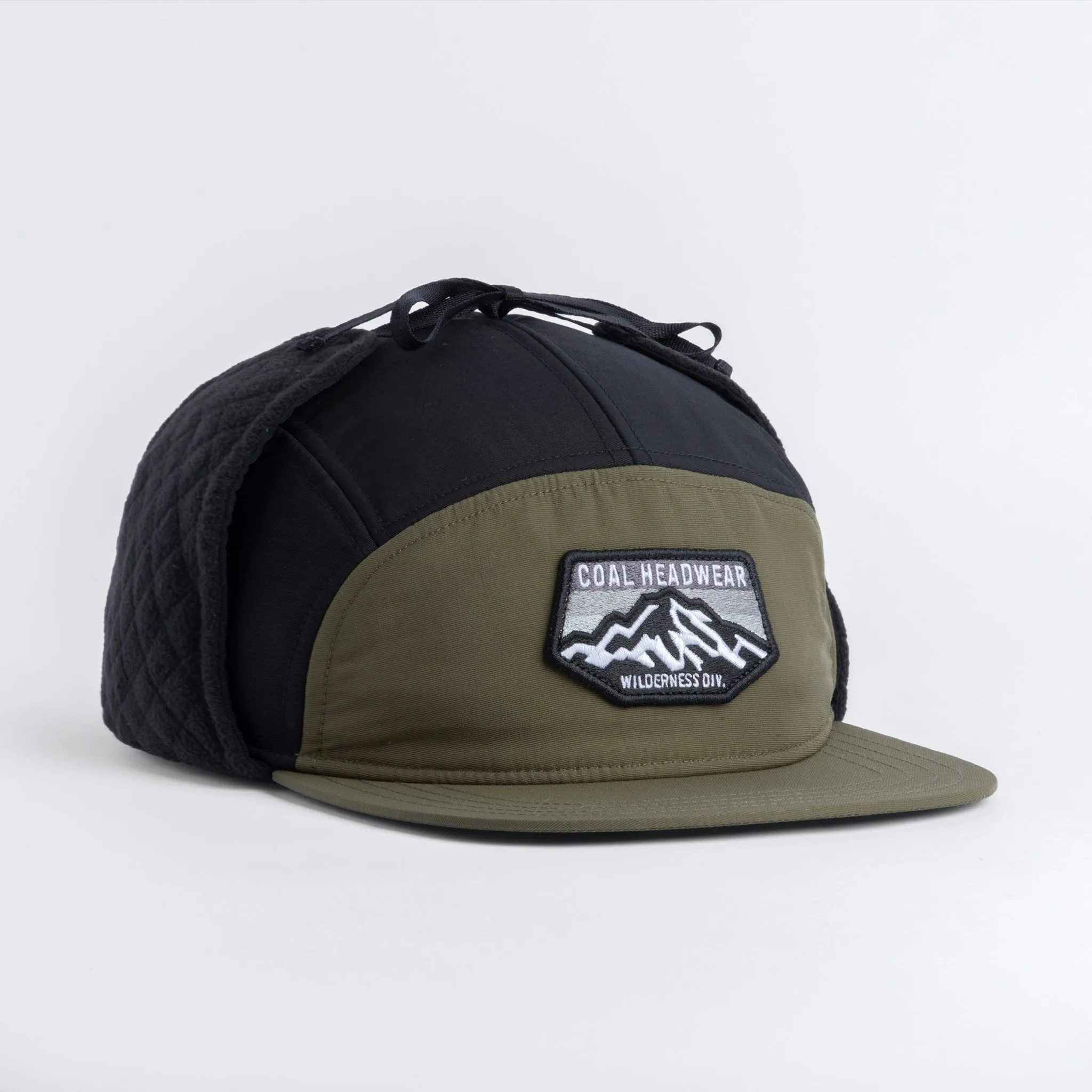 The Tracker Flannel Lined 5 Panel Earflap Cap