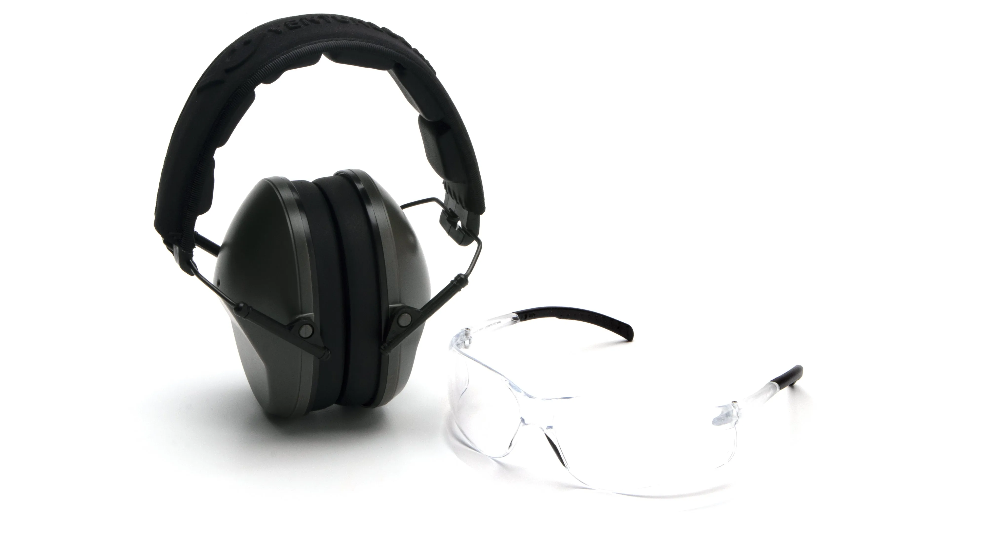 Venture Gear Low Profile Combo Kit Safety Glasses   Earmuffs